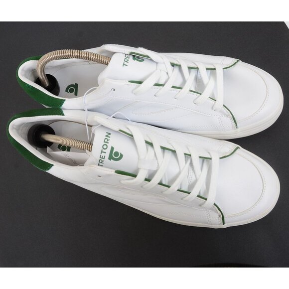 Tretorn Men's 13M SWERVE White Green Lace Up Sneakers Sporty Workout - Picture 5 of 14